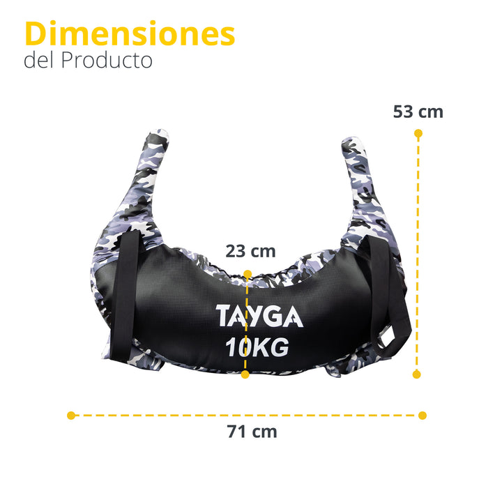 Bolsa bulgara 10 kg camuflaje