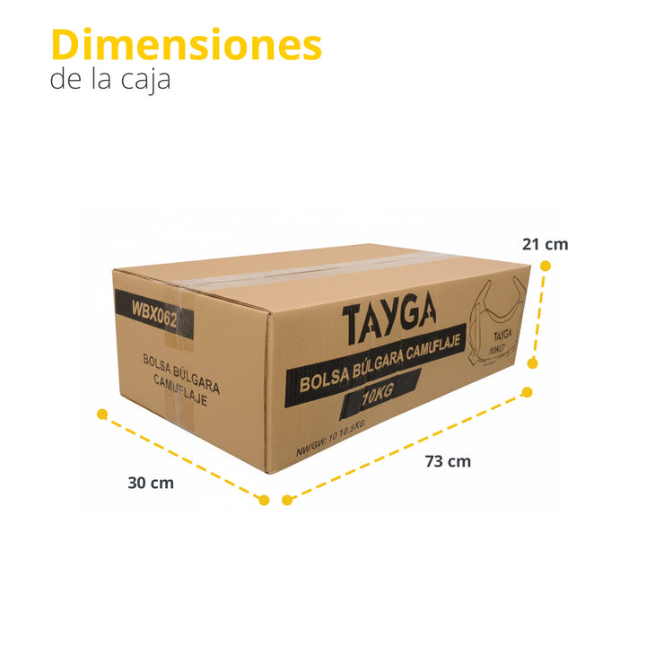 Bolsa bulgara 10 kg camuflaje