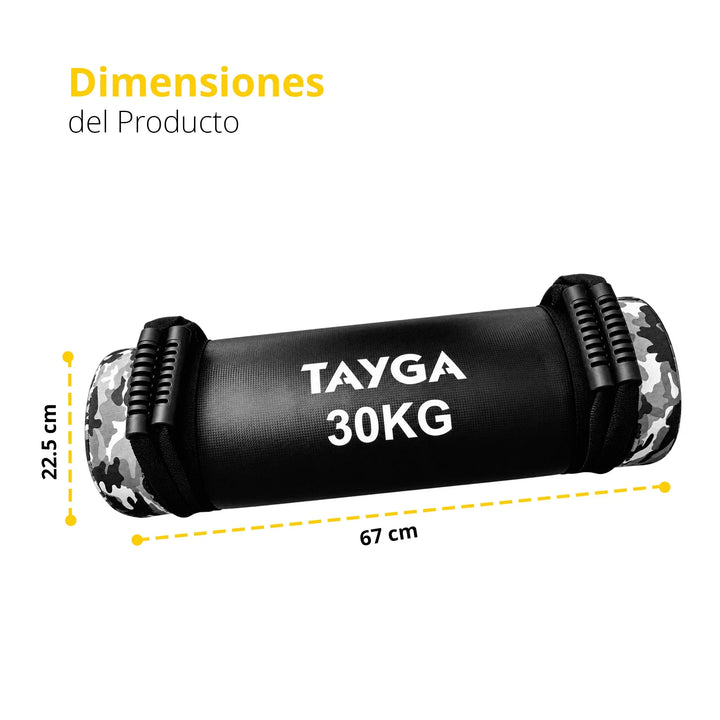 Saco para ejercicio camuflaje 30 Kilogramo