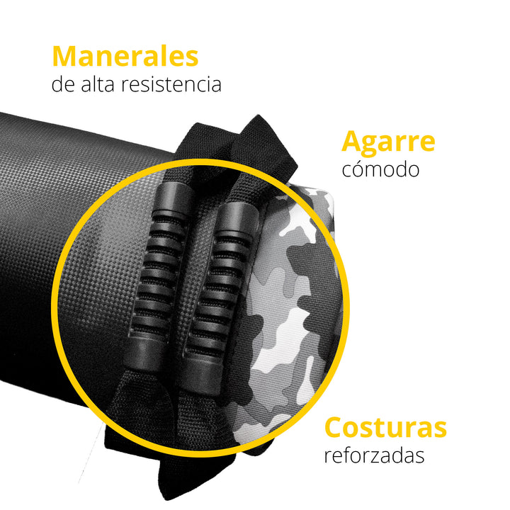 Saco para ejercicio camuflaje 30 Kilogramo