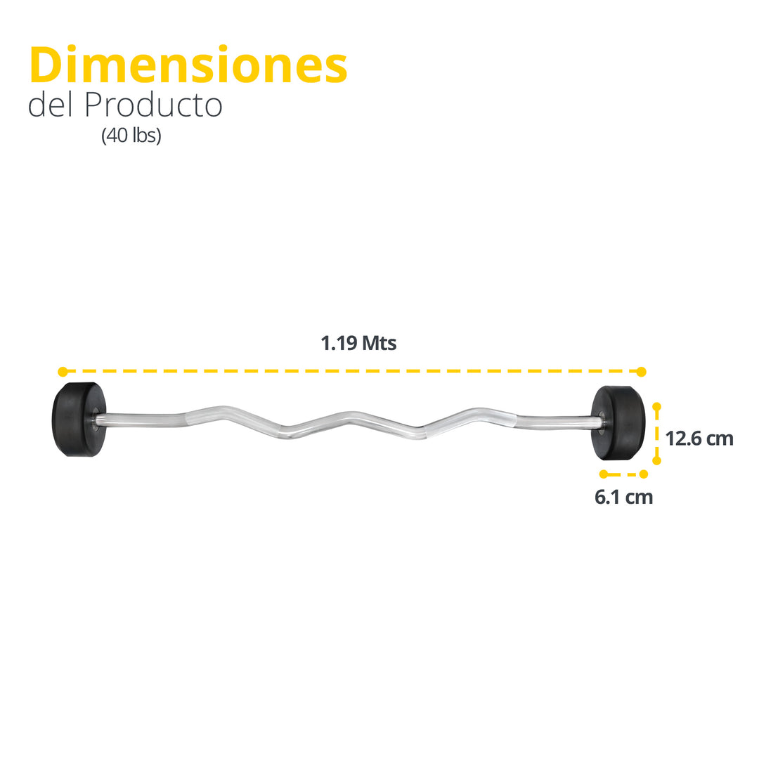 Barra Z Premium con peso integrado