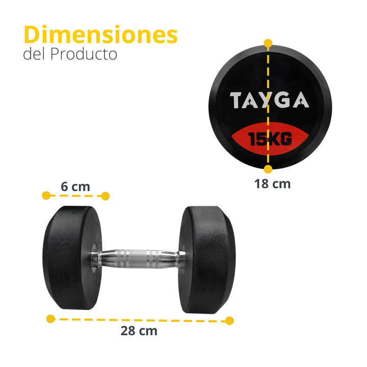 Mancuerna Tayga Redonda Premium