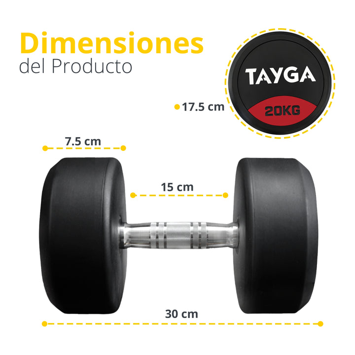 Mancuerna Tayga Redonda Premium
