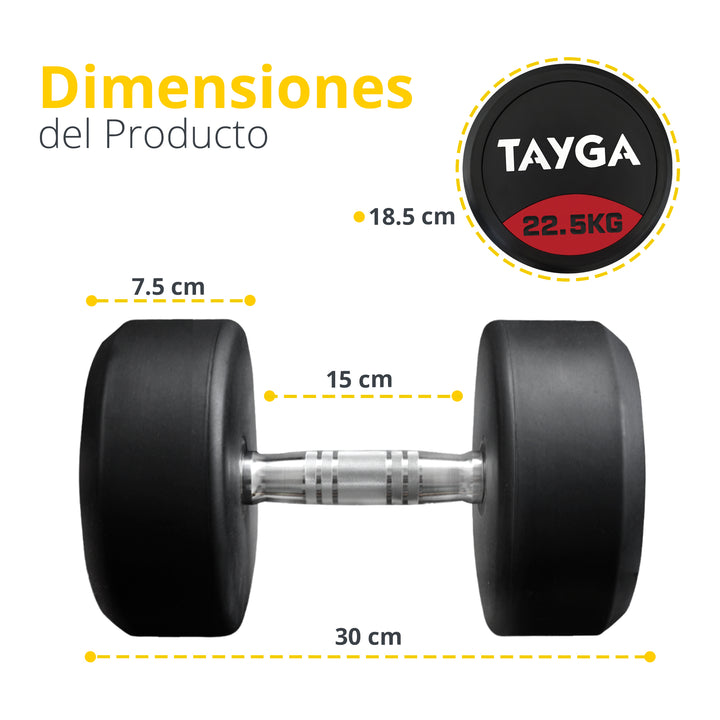 Mancuerna Tayga Redonda Premium