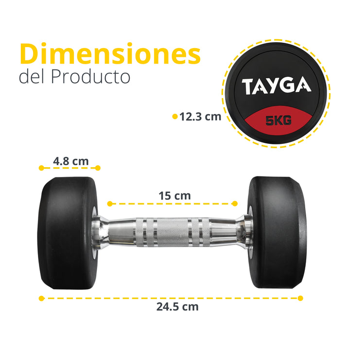 Mancuerna Tayga Redonda Premium