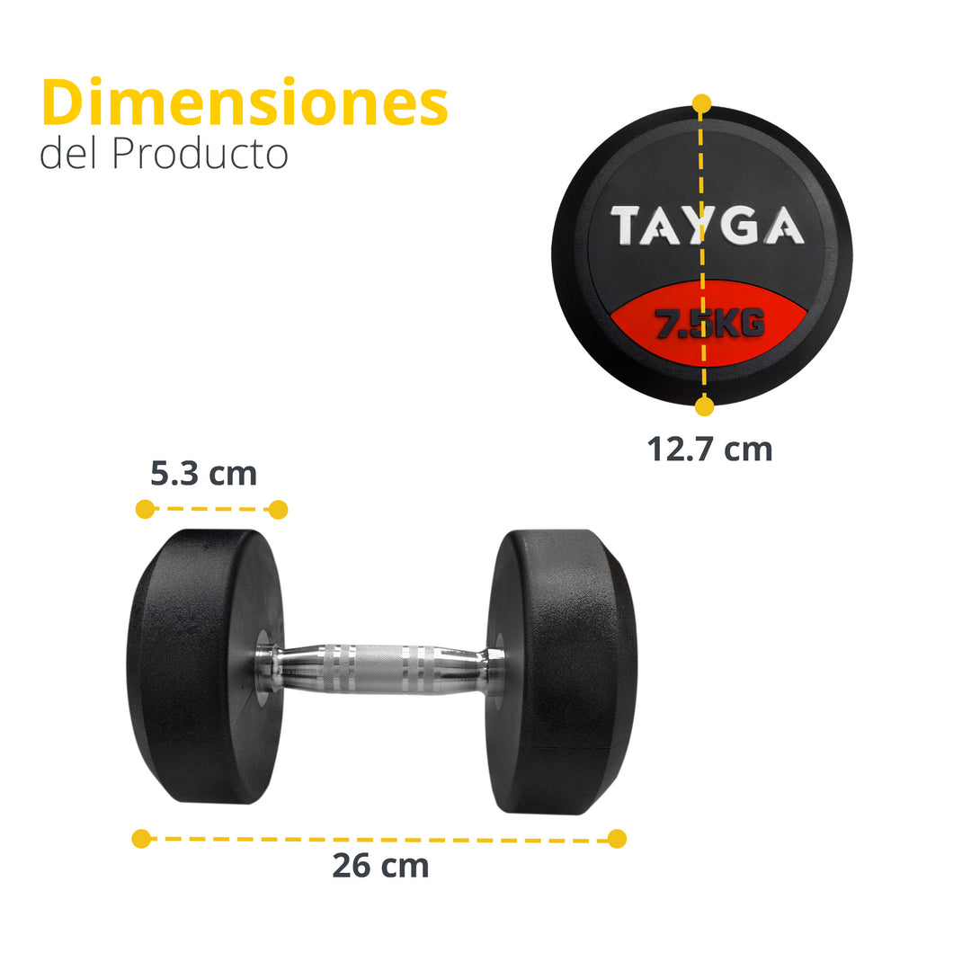 Mancuerna Tayga Redonda Premium