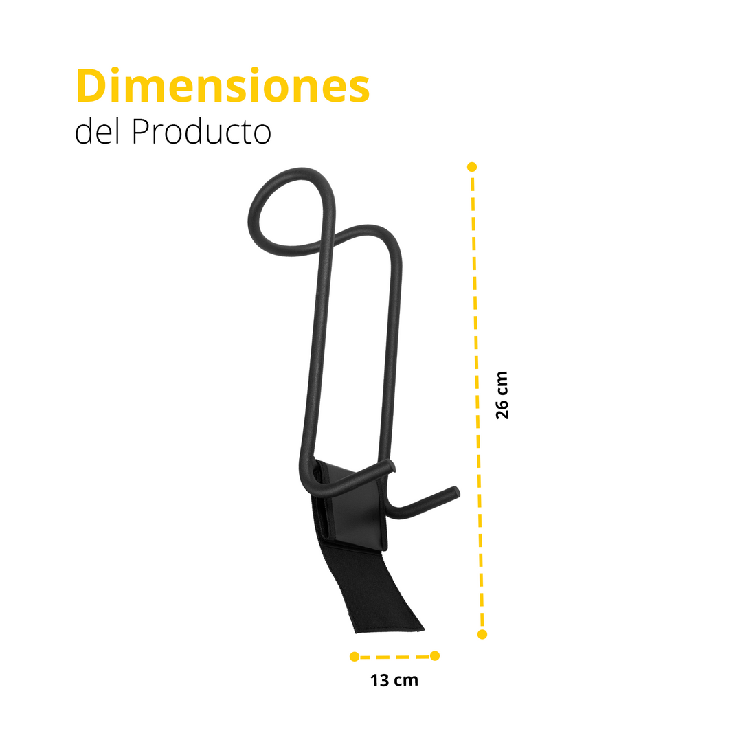 Par de ganchos para mancuernas Negros