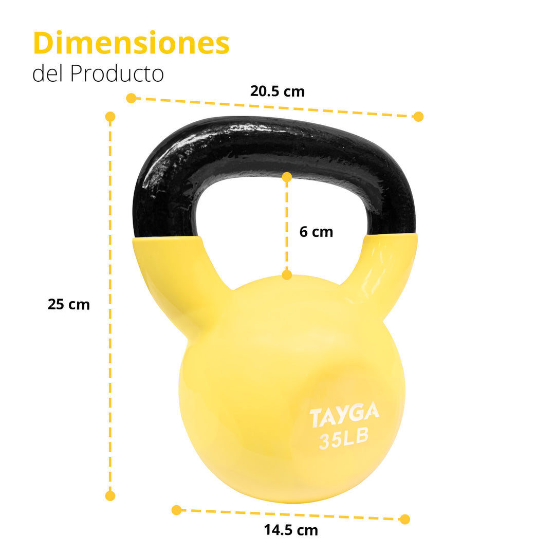 Pesa Rusa Vinilica Kettlebell