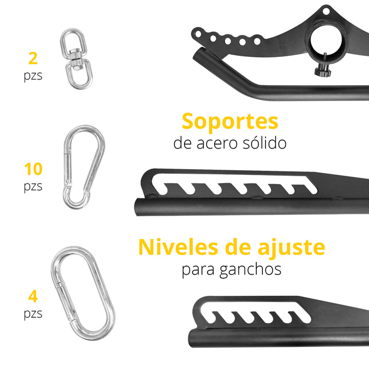 Set de 8 manerales con ganchos