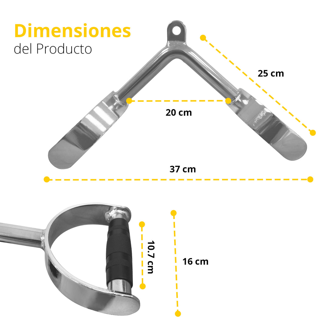 Maneral “V” con Jaladeras