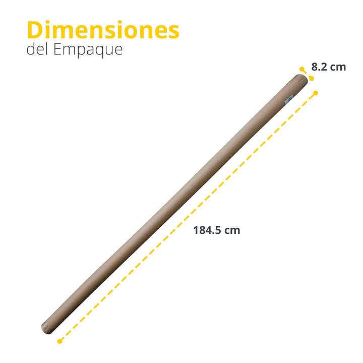 Barra semiolimpica TAYGA, 1.8 m, 300 lb
