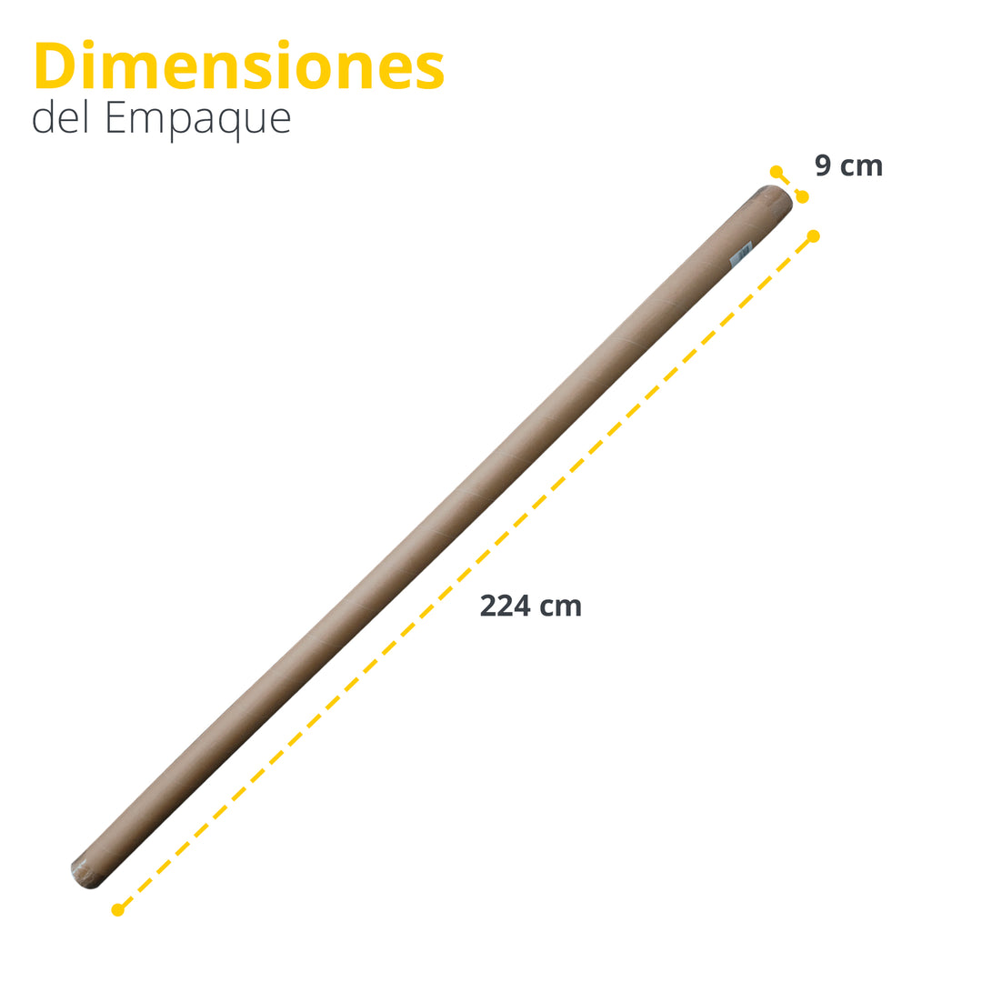 Barra olimpica 2.20 Mts Cromada, 600 lb. 20 kg.