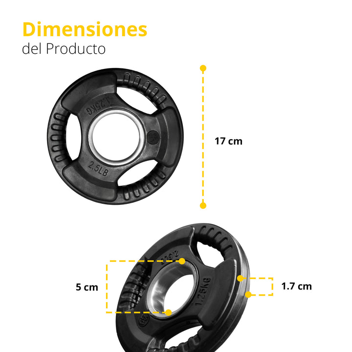 Disco Olímpico 3 Agarres