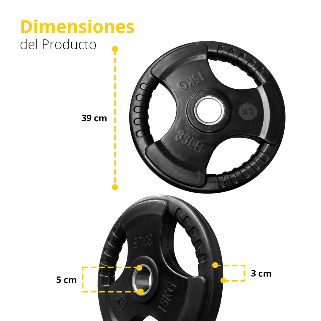 Disco Olímpico 3 Agarres