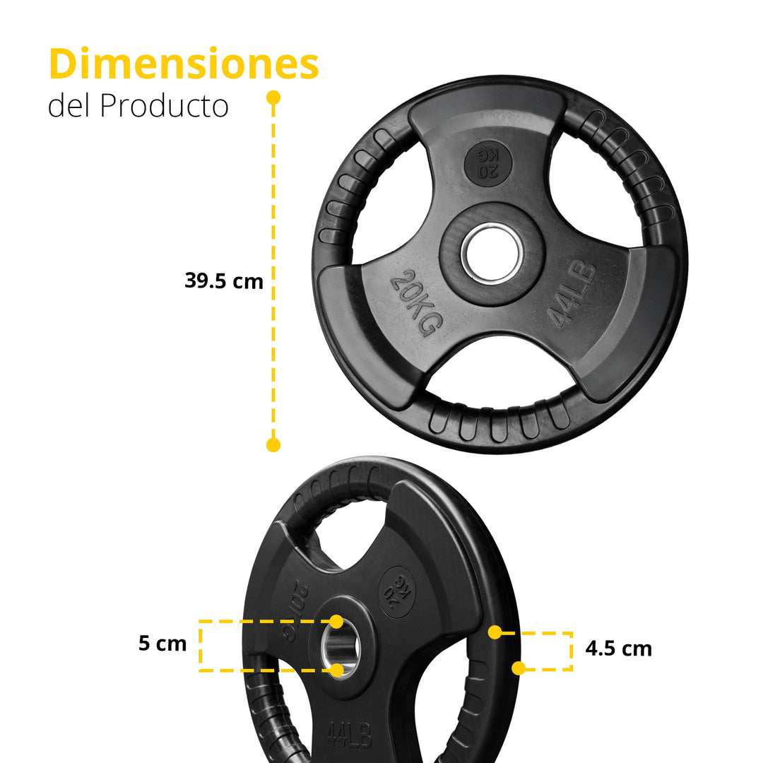 Disco Olímpico 3 Agarres