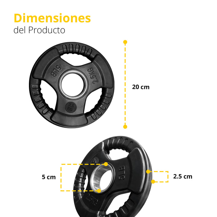 Disco Olímpico 3 Agarres