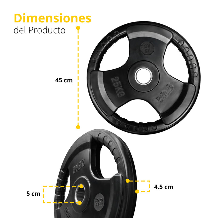 Disco Olímpico 3 Agarres