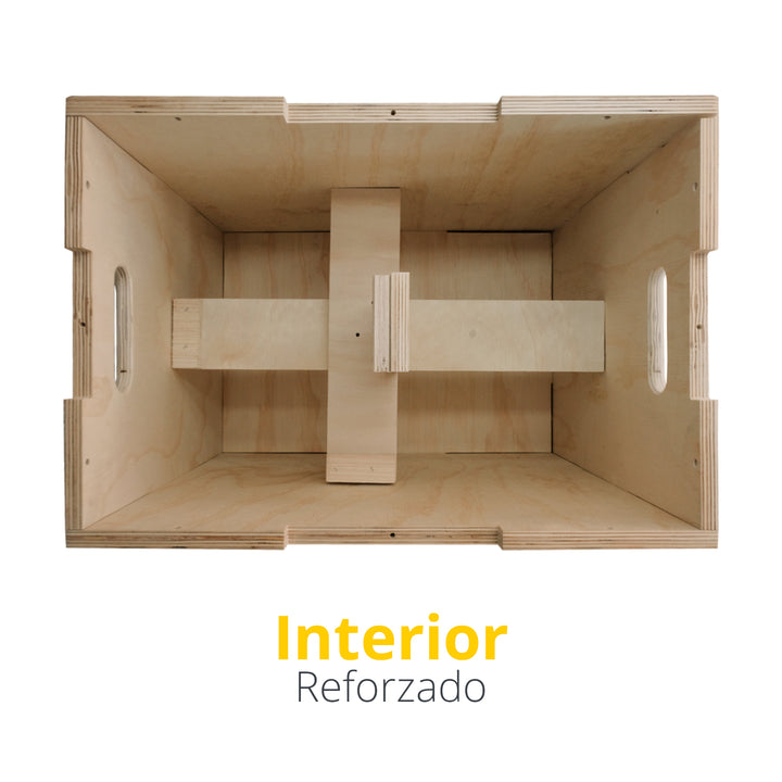 Caja Pliométrica de madera 41 cm. X 50.5 cm. X 60.5 cm.