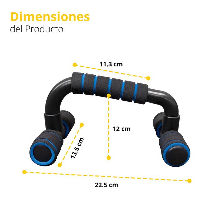 Barras de flexión de PVC con agarres de hule espuma
