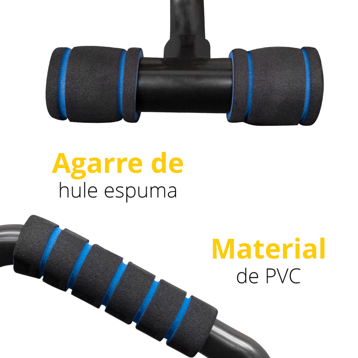 Barras de flexión de PVC con agarres de hule espuma