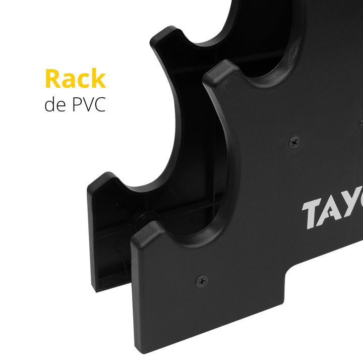 Rack de Plástico para Mancuernas 30.5*8.5*27.5 cm