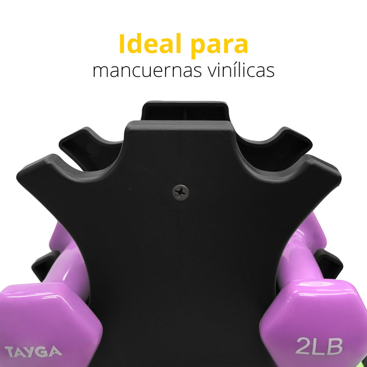 Rack de Plástico para Mancuernas 30.5*8.5*27.5 cm