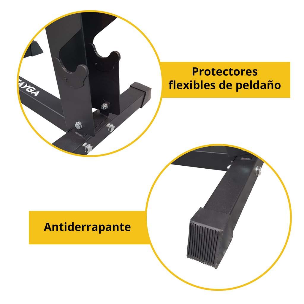 Rack Tayga Vertical p/Mancuernas 6 Pares