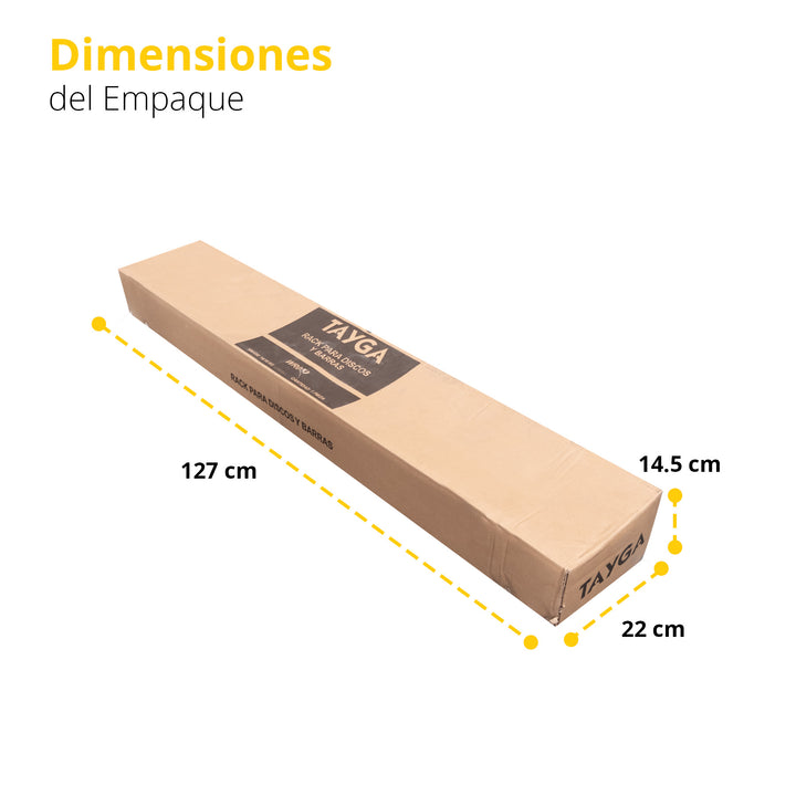 Rack para discos olimpicos y barras