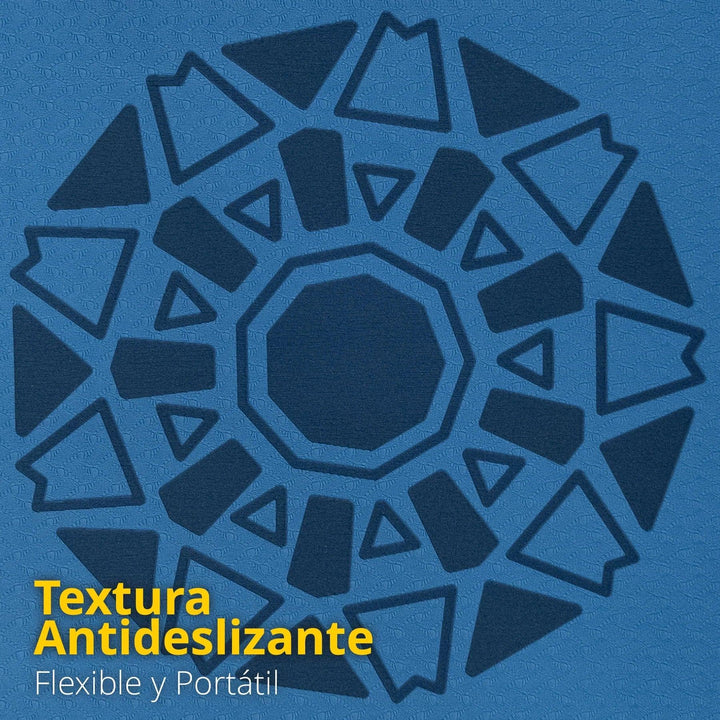 Tapete para yoga Doble Vista azul/ azul claro 8 mm - Tayga