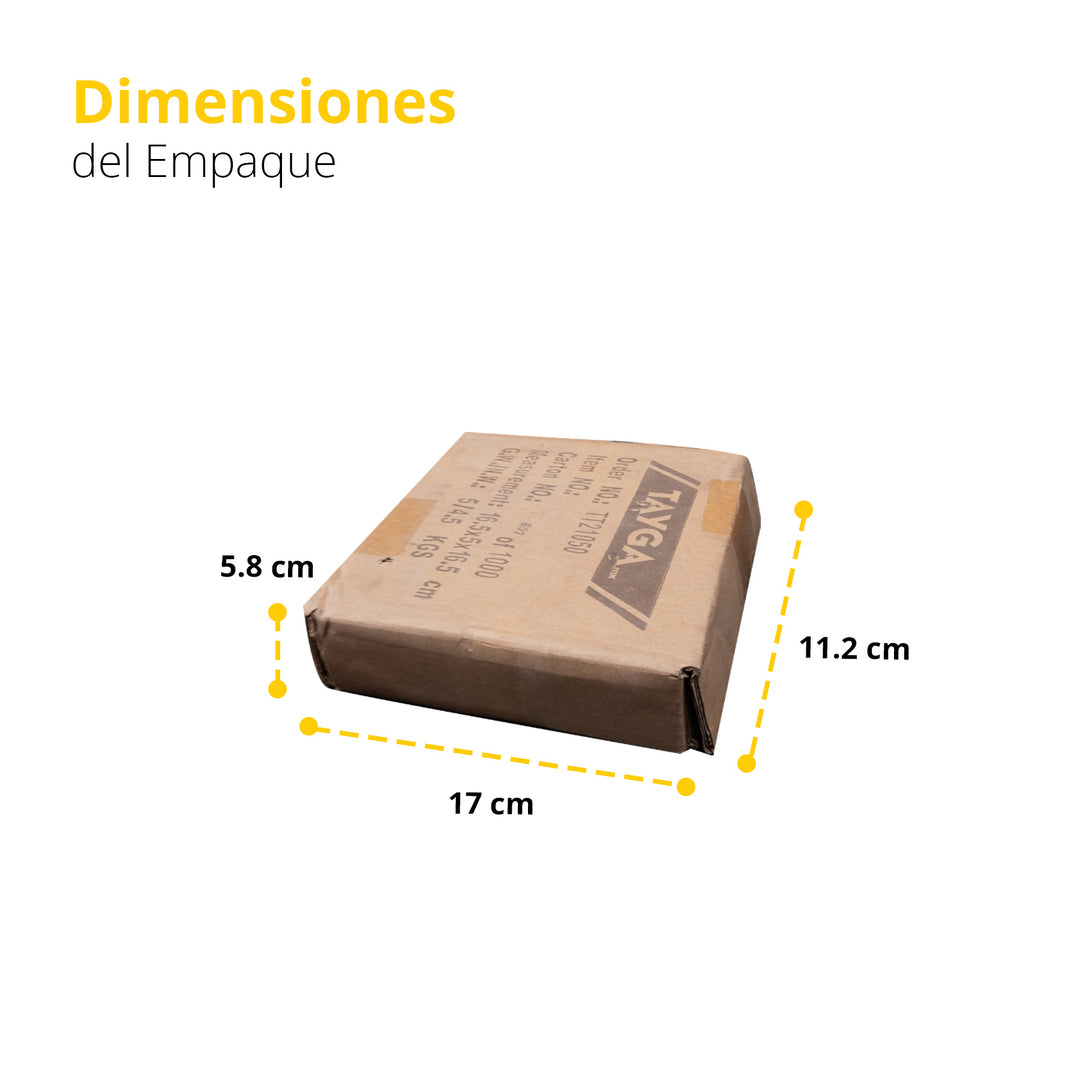 Dos discos acero negro 5 lb c/u,30mm diam.1 caja