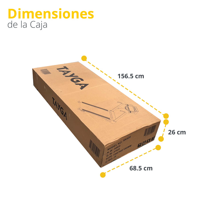TAYGA Caminadora Motorizada 1.25 Caballos de fuerza