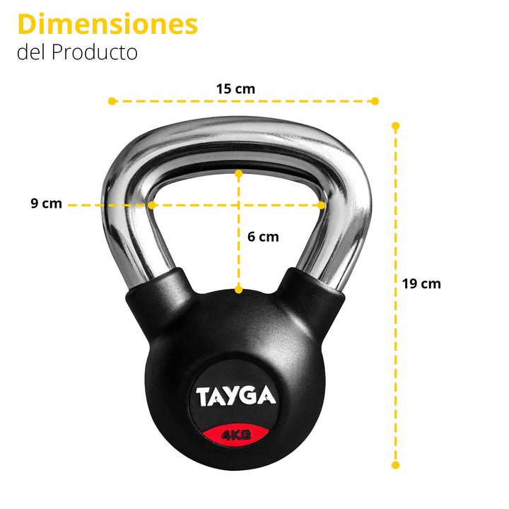 Pesa Rusa Cromada Kettlebell