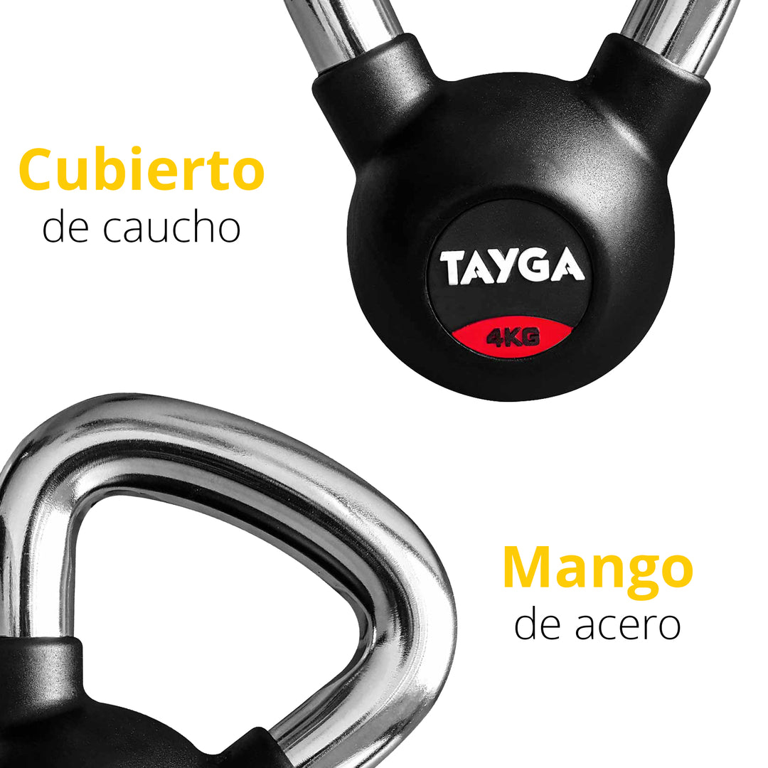 Pesa Rusa Cromada Kettlebell