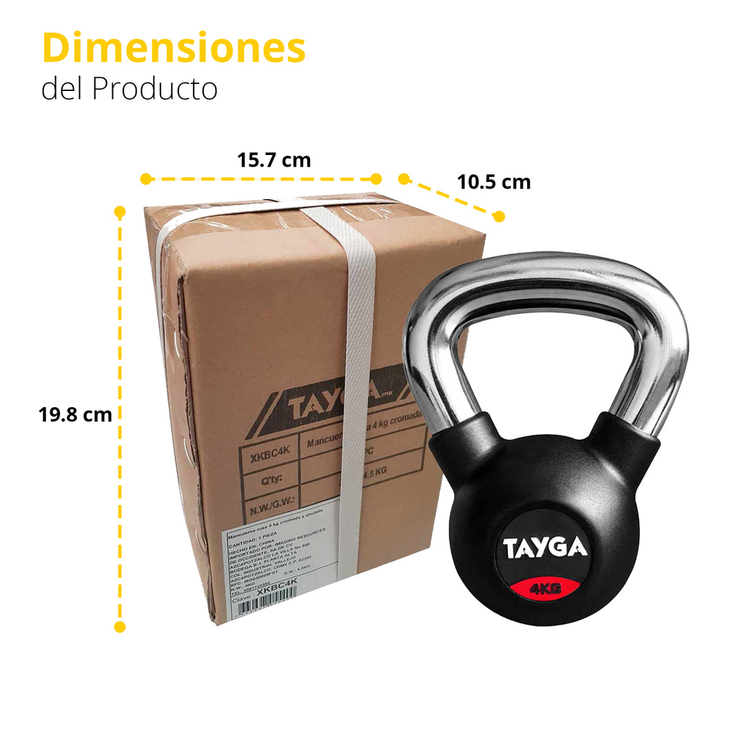 Pesa Rusa Cromada Kettlebell