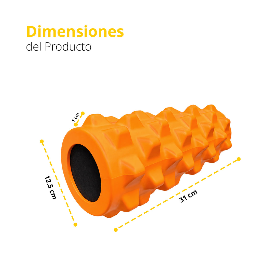 EVA Rodillo masaje naranja