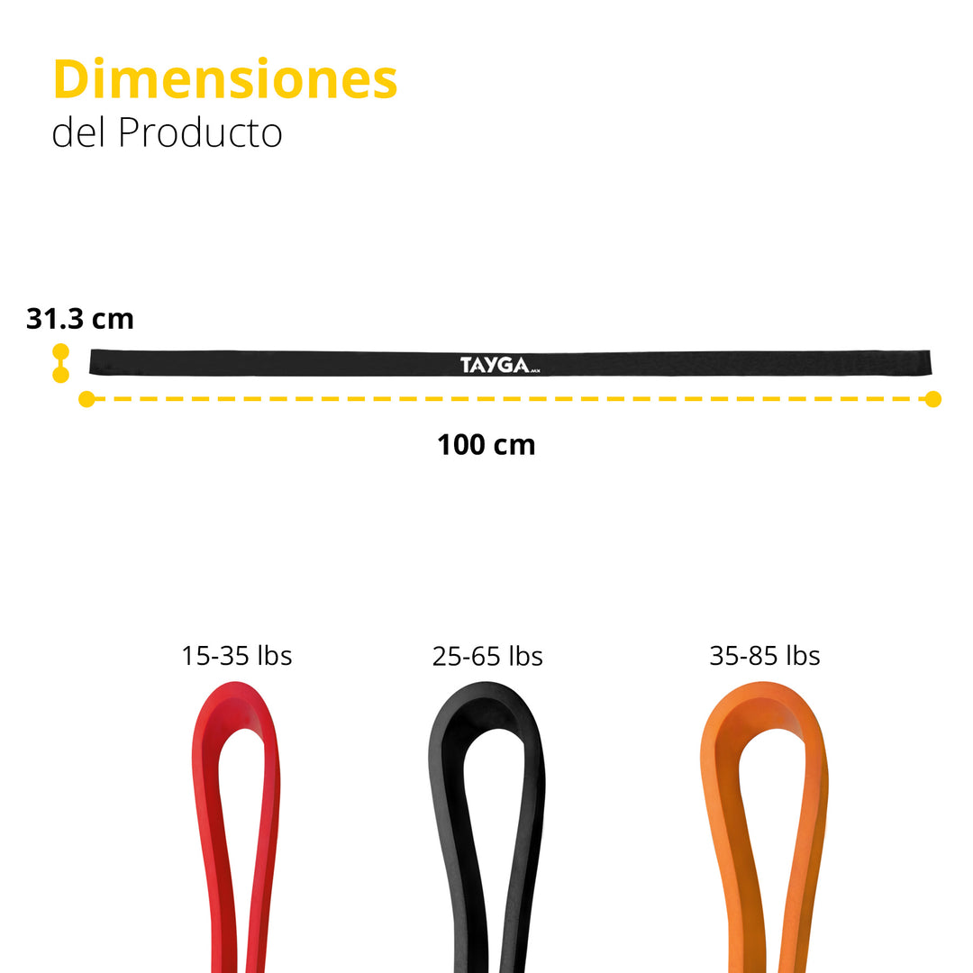 Set de 3 Power Loop Band Largas
