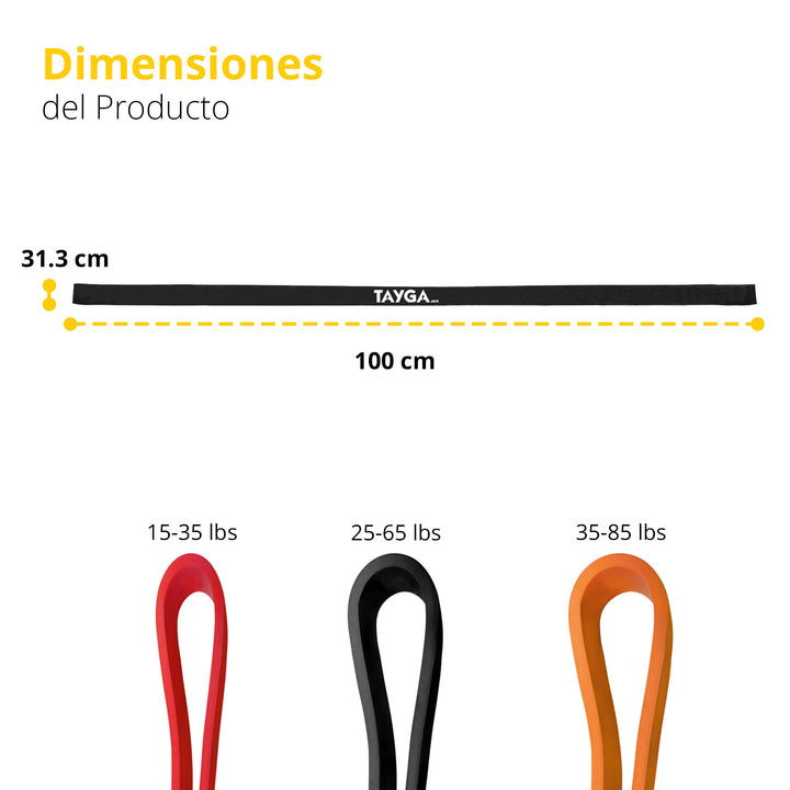 Set de 3 Power Loop Band Largas