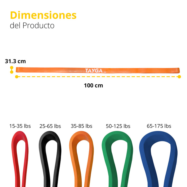 Set de 5 Power Loop Band Largas