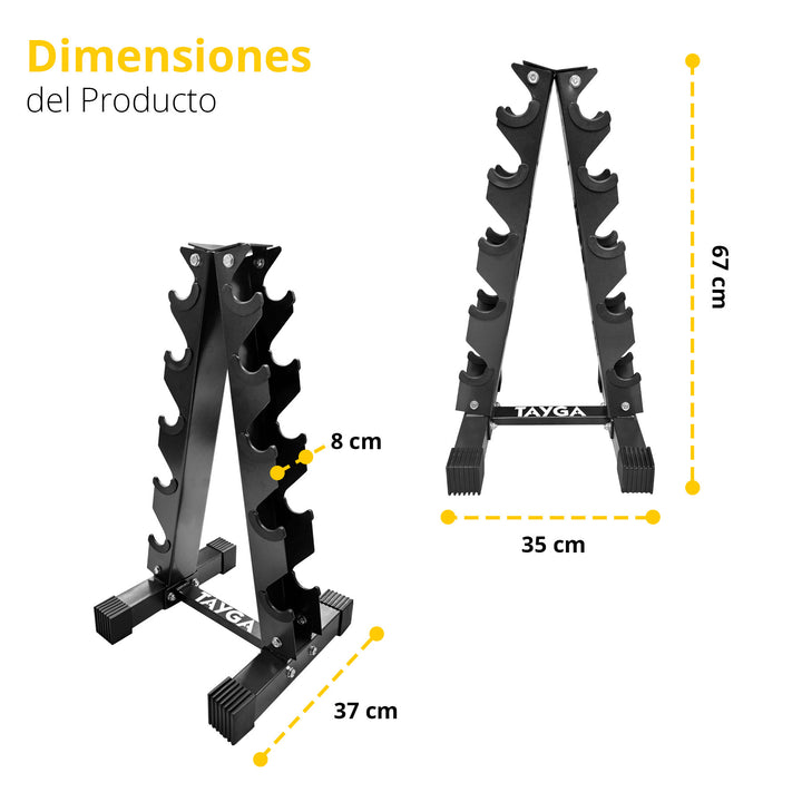 Set Mancuernas Vinil 5 Pares