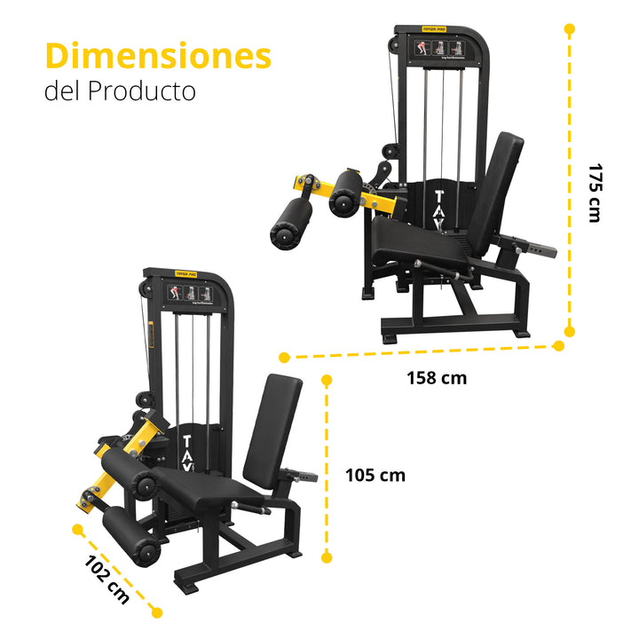 Equipo para extension/curl de pierna