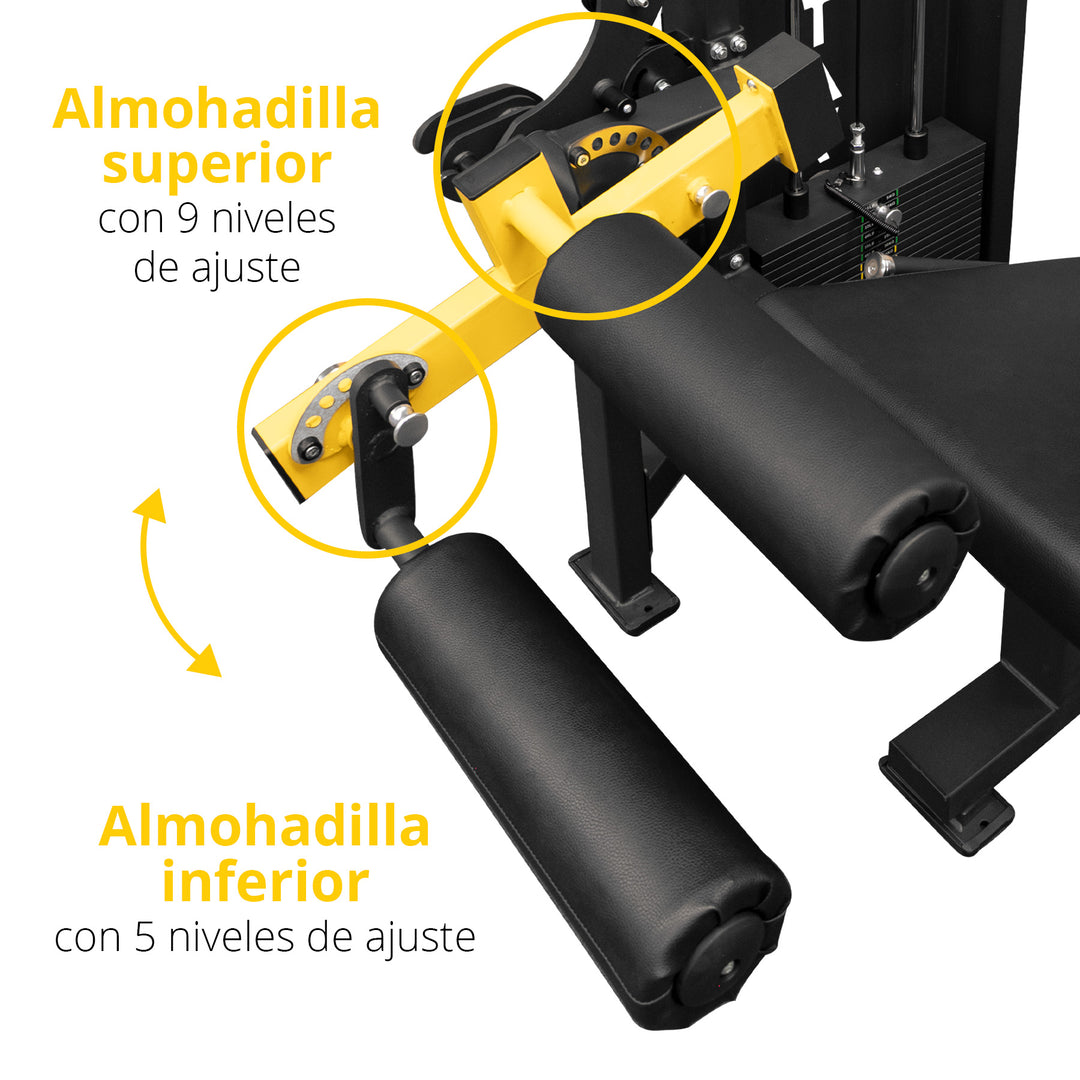 Equipo para extension/curl de pierna